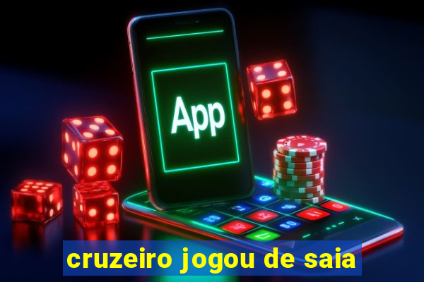 cruzeiro jogou de saia